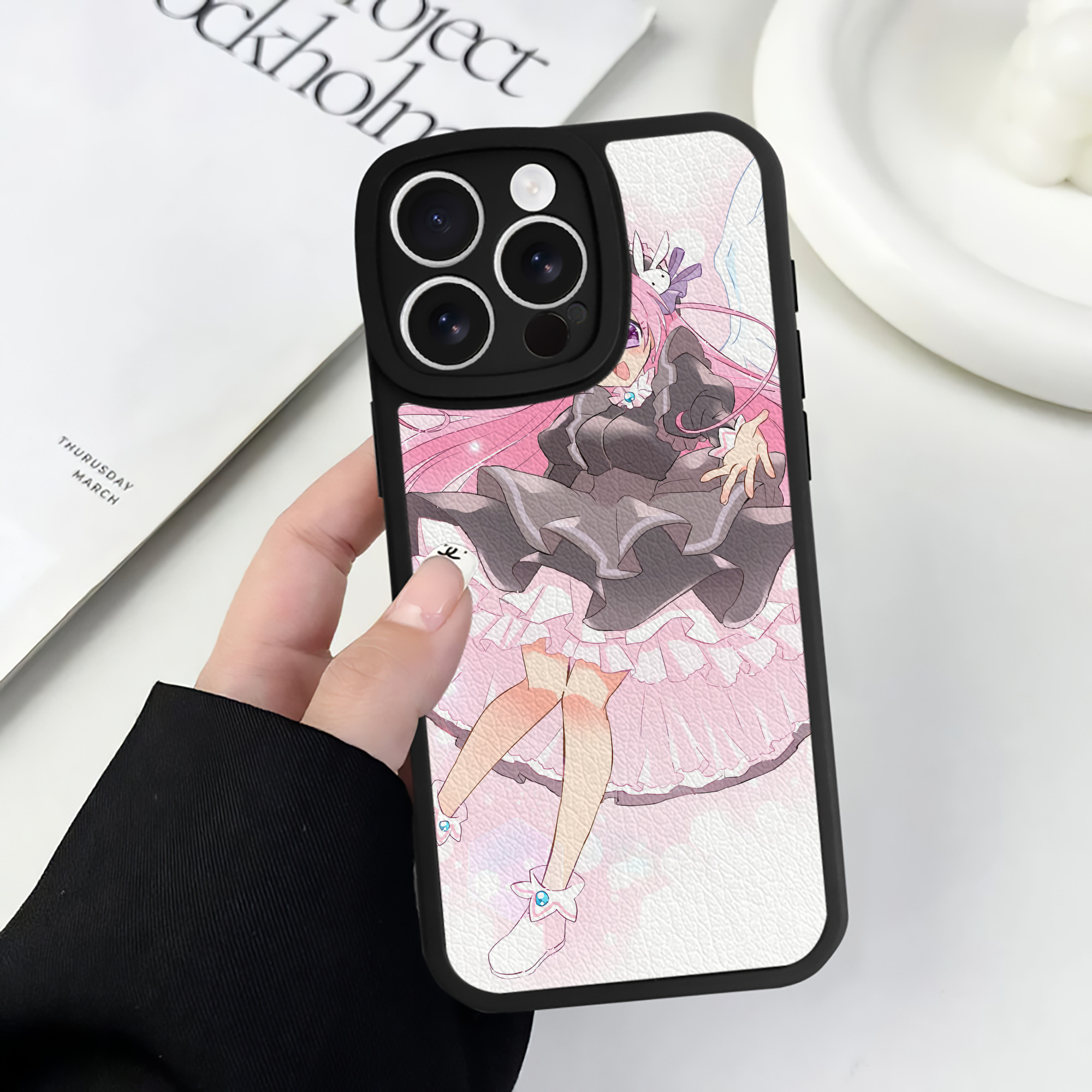 （画像用） 美少女戦士セーラームーン Sailor Moon 【iPhone 16シリーズ対応】シリコンスマホケース（レザー調） 材質：シリコン